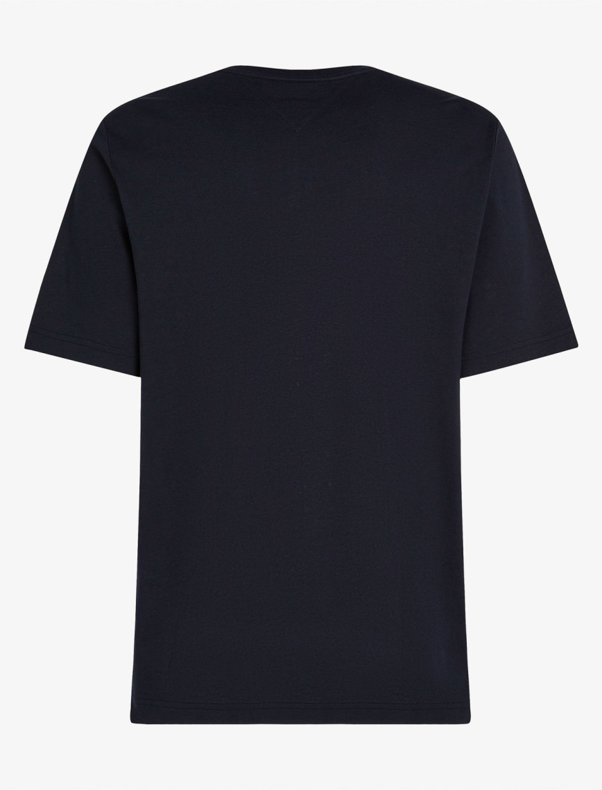 Tommy Hilfiger Chest Insert Erkek Mavi T-Shirt Tommy Hilfiger Chest Insert Erkek Mavi T-Shirt