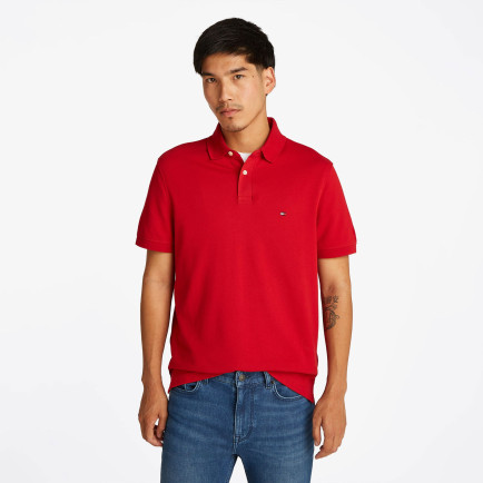 Tommy Hilfiger 1985 Regular Erkek Kırmızı Polo Tommy Hilfiger 1985 Regular Erkek Kırmızı Polo