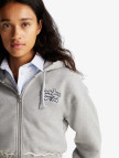 Tommy Jeans Tjcw Prep Varsity Zip-Thru Kadın Gri Sweatshirt Tommy Jeans Tjcw Prep Varsity Zip-Thru Kadın Gri Sweatshirt