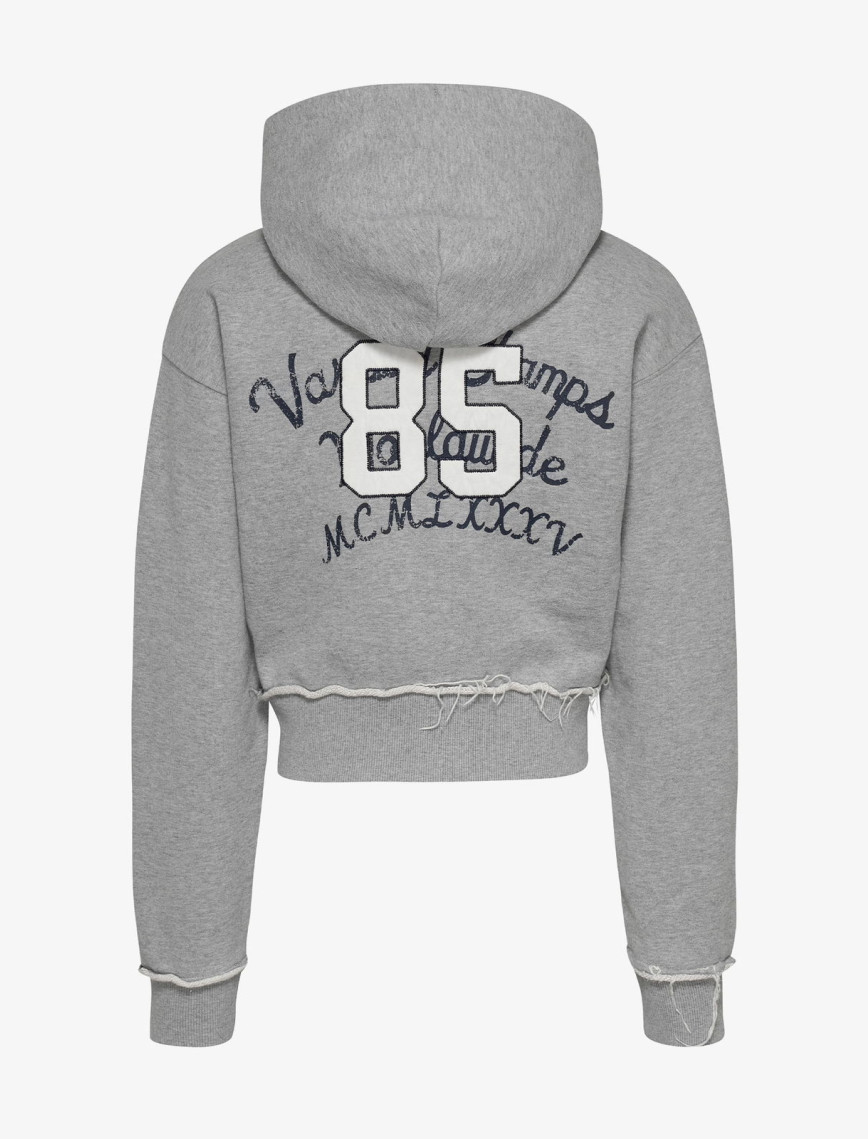 Tommy Jeans Tjcw Prep Varsity Zip-Thru Kadın Gri Sweatshirt Tommy Jeans Tjcw Prep Varsity Zip-Thru Kadın Gri Sweatshirt