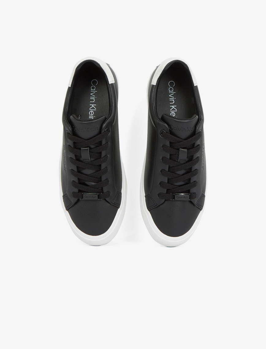 Calvin Klein Lace Up Texture Kadın Siyah Sneaker Calvin Klein Lace Up Texture Kadın Siyah Sneaker