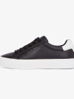 Calvin Klein Lace Up Texture Kadın Siyah Sneaker Calvin Klein Lace Up Texture Kadın Siyah Sneaker