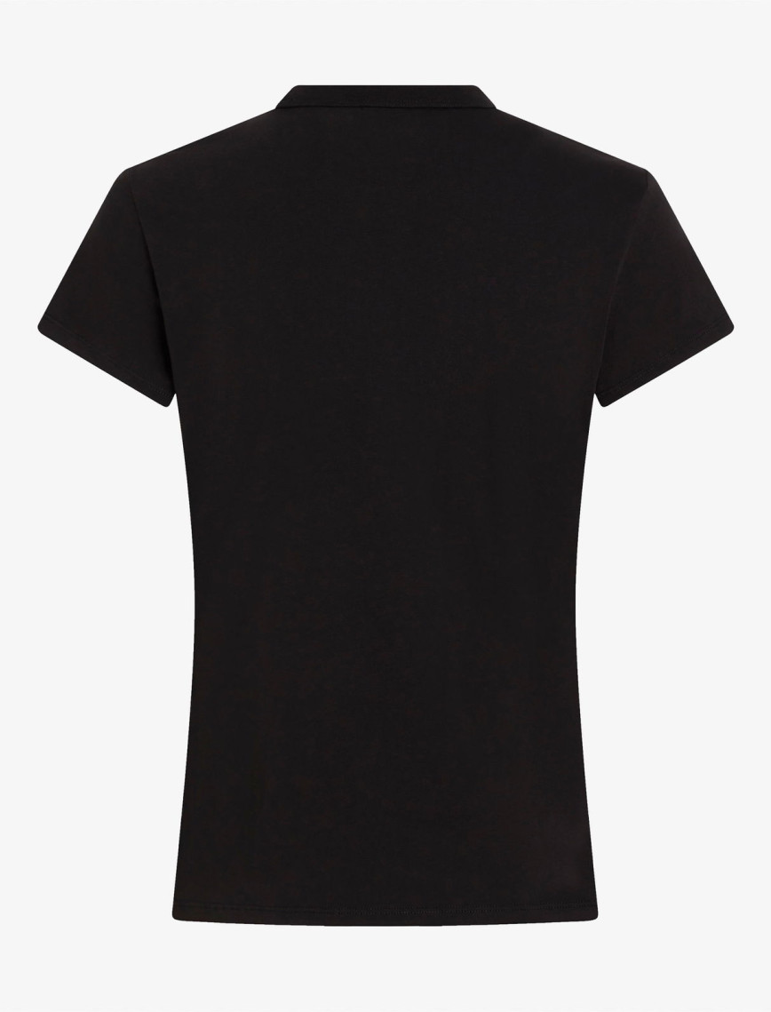 Calvin Klein Slim Kadın Siyah T-Shirt Calvin Klein Slim Kadın Siyah T-Shirt