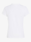 Calvin Klein Satin Slim Kadın Beyaz T-Shirt Calvin Klein Satin Slim Kadın Beyaz T-Shirt