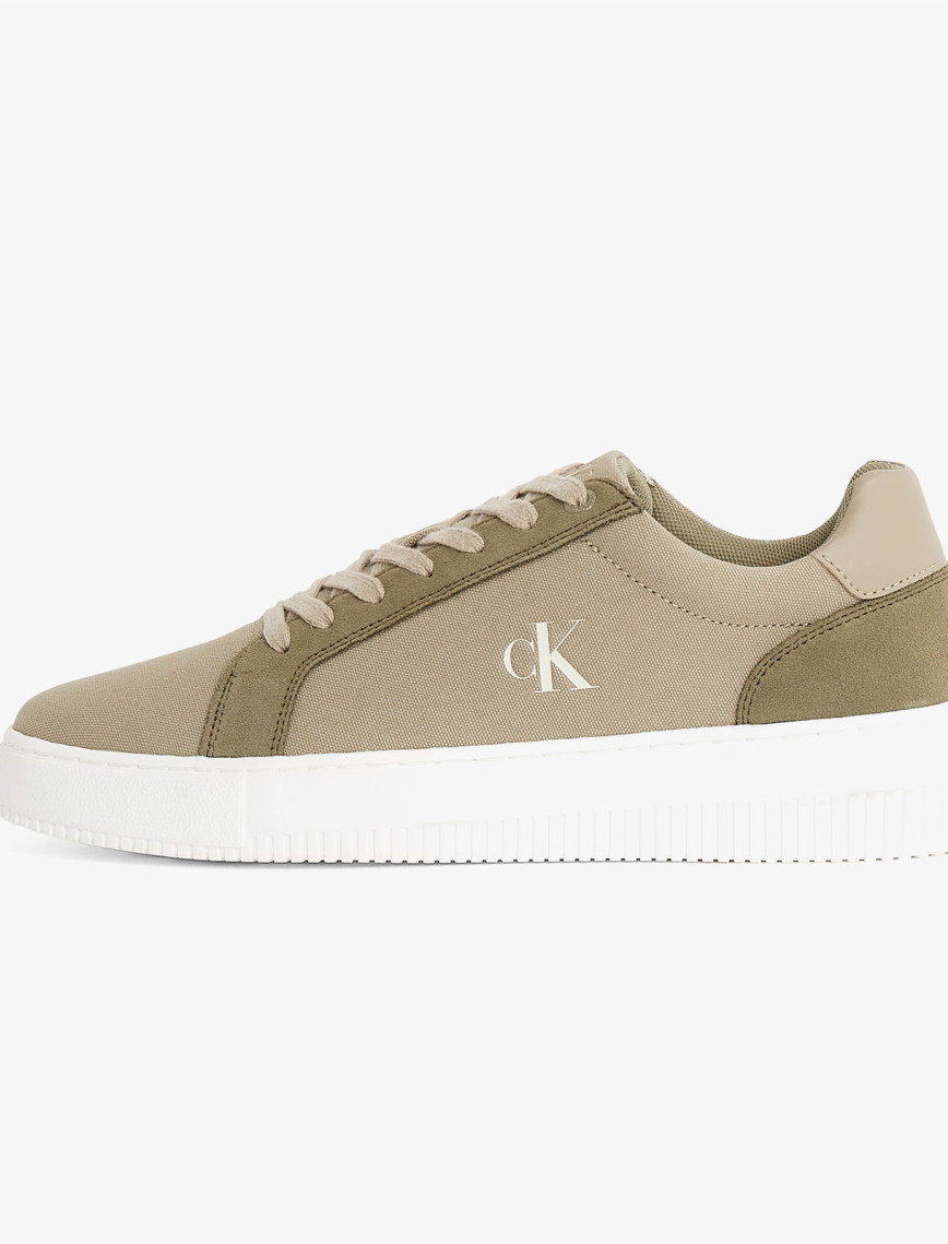 Calvin Klein Canvas Erkek Yeşil Sneaker Calvin Klein Canvas Erkek Yeşil Sneaker