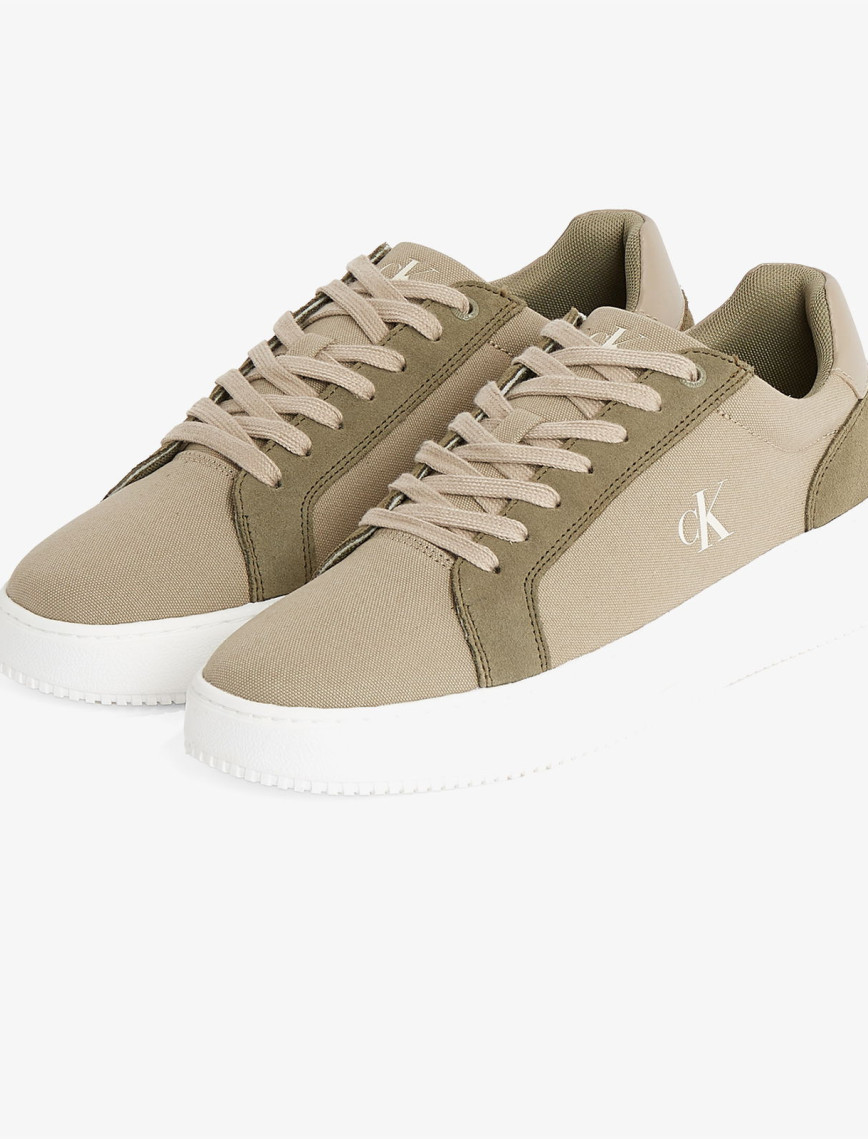 Calvin Klein Canvas Erkek Yeşil Sneaker Calvin Klein Canvas Erkek Yeşil Sneaker