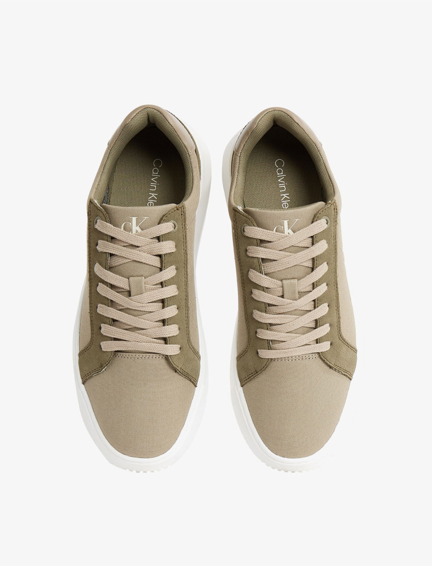 Calvin Klein Canvas Erkek Yeşil Sneaker Calvin Klein Canvas Erkek Yeşil Sneaker