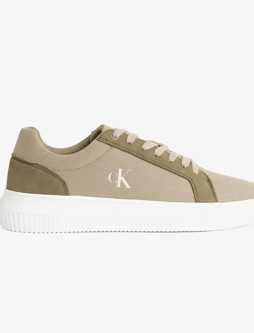 Calvin Klein Canvas Erkek Yeşil Sneaker Calvin Klein Canvas Erkek Yeşil Sneaker
