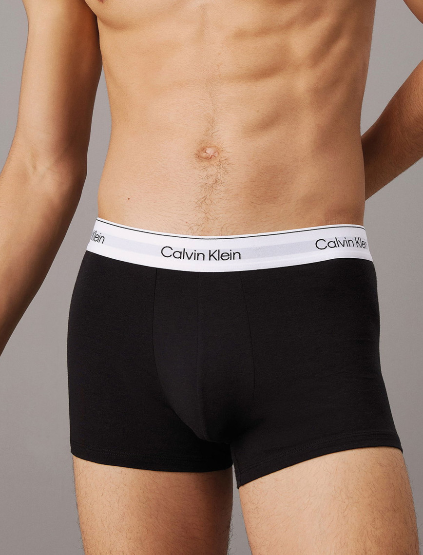 Calvin Klein Trunk 3'lü Erkek Siyah Beyaz Bantlı Boxer Calvin Klein Trunk 3'lü Erkek Siyah Beyaz Bantlı Boxer