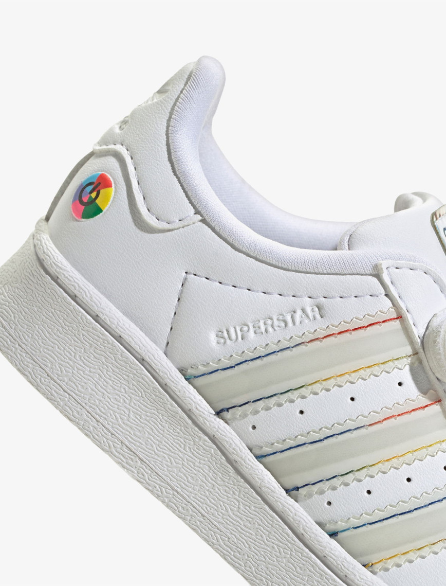 adidas Superstar LED Lights Comfort Closure Çocuk Beyaz Sneaker adidas Superstar LED Lights Comfort Closure Çocuk Beyaz Sneaker