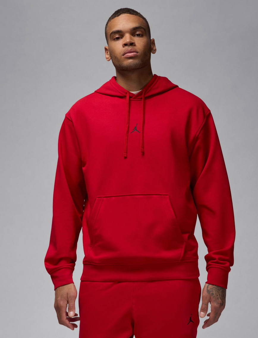 Jordan Dri-Fit Sport Crossover Fleece Erkek Kırmızı Sweatshirt Jordan Dri-Fit Sport Crossover Fleece Erkek Kırmızı Sweatshirt
