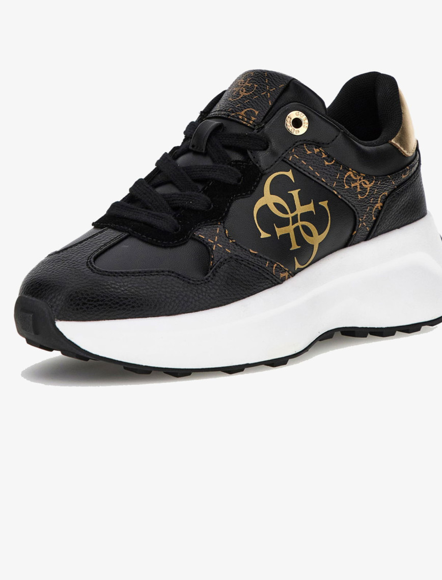 Guess Luckei Logo Kadın Siyah Sneaker Guess Luckei Logo Kadın Siyah Sneaker