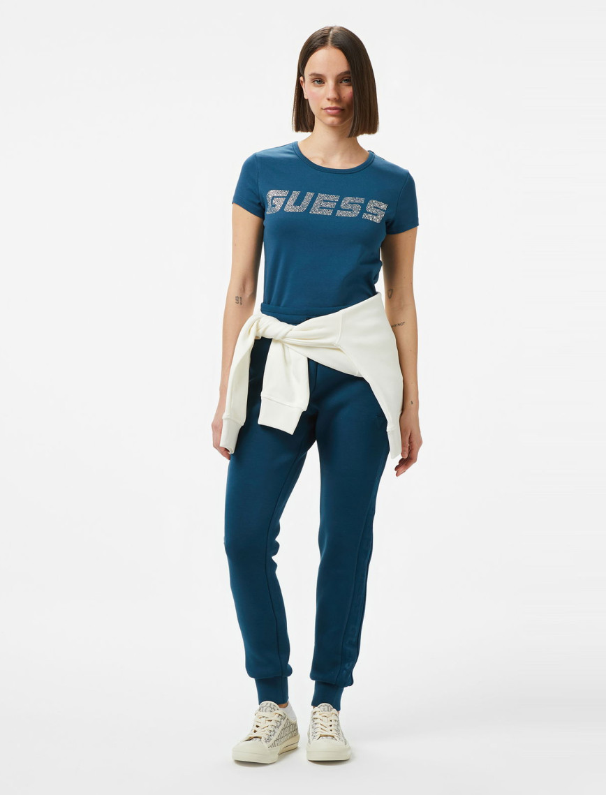 Guess Allie Scuba Jogger P Eco Soft Tech 340 Kadın Mavi Eşofman Altı Guess Allie Scuba Jogger P Eco Soft Tech 340 Kadın Mavi Eşofman Altı