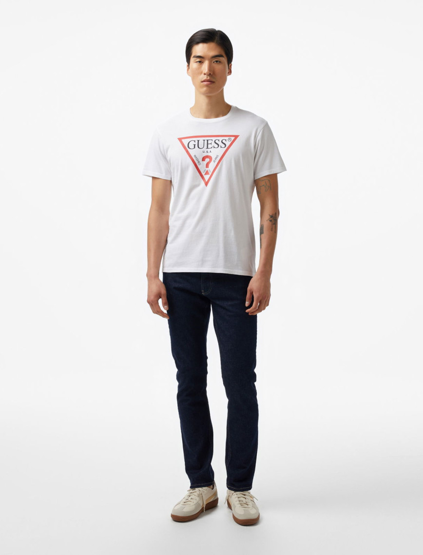 Guess Logombed 160 Erkek Beyaz T-Shirt Guess Logombed 160 Erkek Beyaz T-Shirt