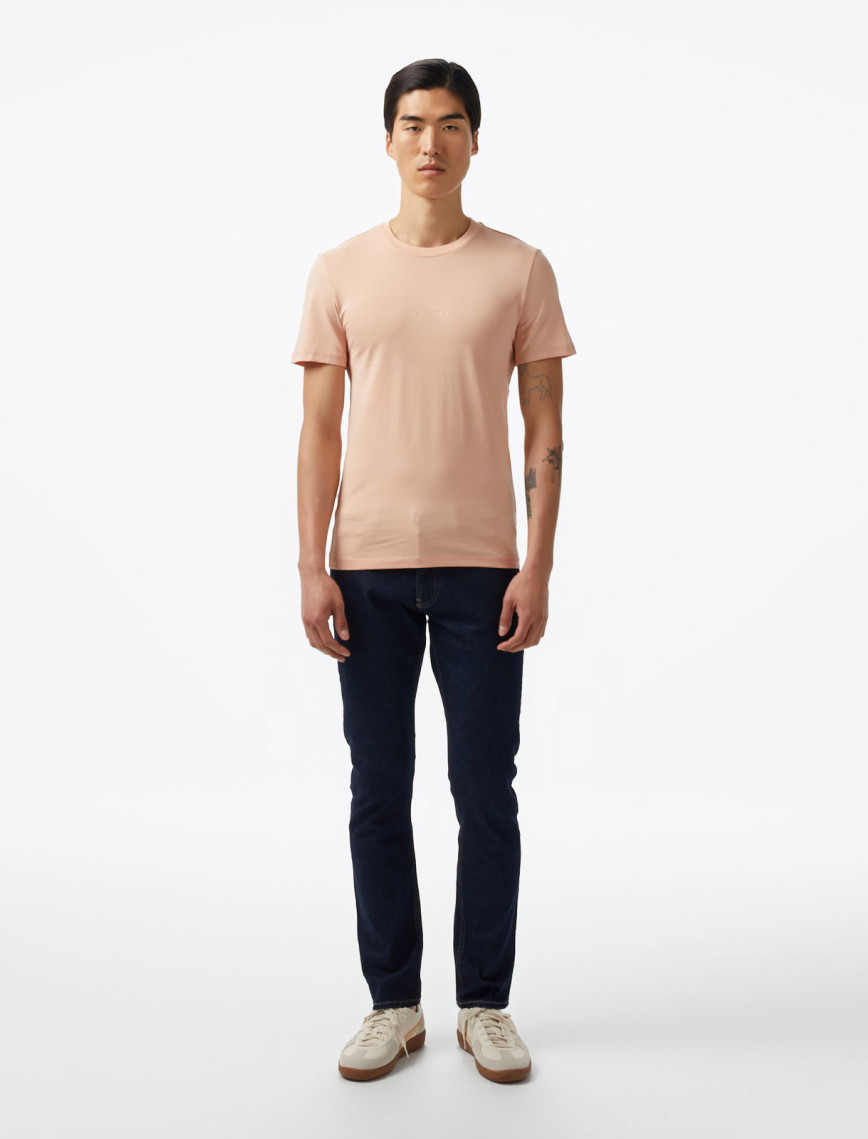 Guess Aidy Cn Mid Organiceam 180 Erkek Pembe T-Shirt Guess Aidy Cn Mid Organiceam 180 Erkek Pembe T-Shirt