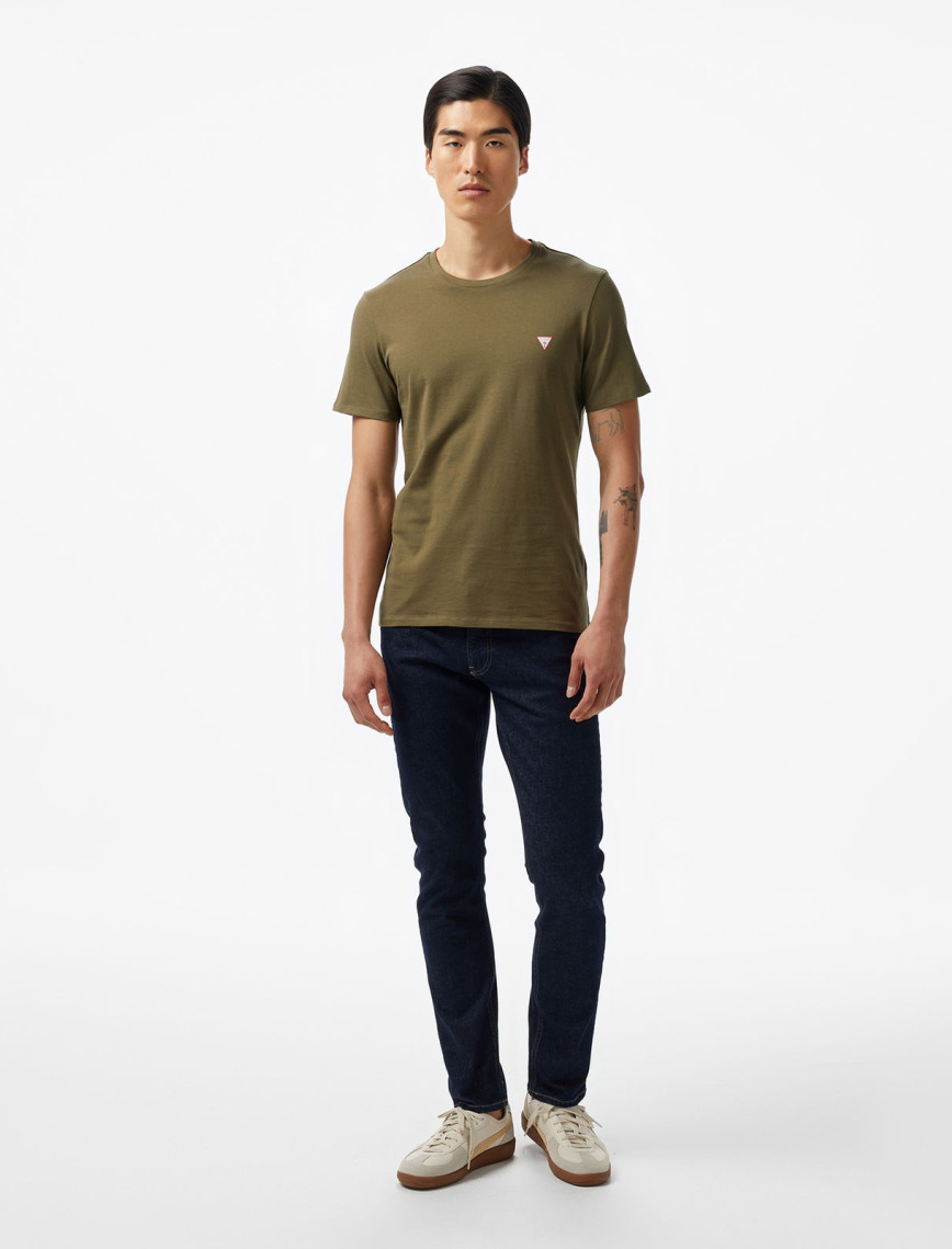 Guess Cnre Mid Organiceam 180 Erkek Yeşil T-Shirt Guess Cnre Mid Organiceam 180 Erkek Yeşil T-Shirt