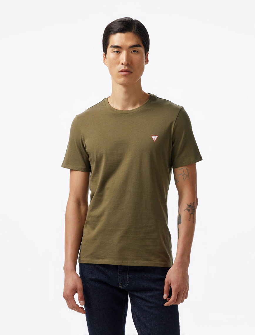 Guess Cnre Mid Organiceam 180 Erkek Lacivert T-Shirt Guess Cnre Mid Organiceam 180 Erkek Lacivert T-Shirt