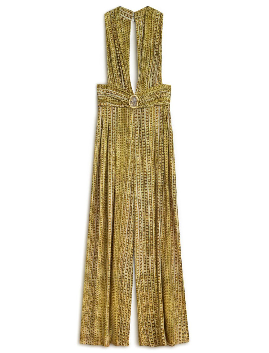 Gold ve Taş Aksesuarlı Tulum Gold ve Taş Aksesuarlı Tulum