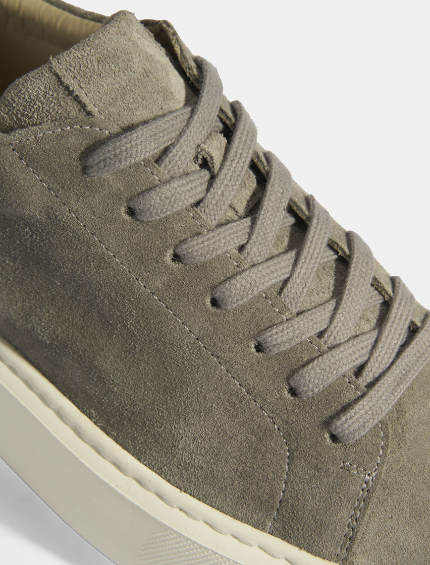 Erkek Gri Bağcıklı Süet Günlük Ayakkabı Erkek Gri Bağcıklı Süet Günlük Ayakkabı