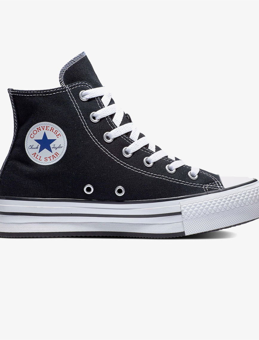 Converse Chuck Taylor All Star Eva Lift Genç Siyah Platform Sneaker Converse Chuck Taylor All Star Eva Lift Genç Siyah Platform Sneaker