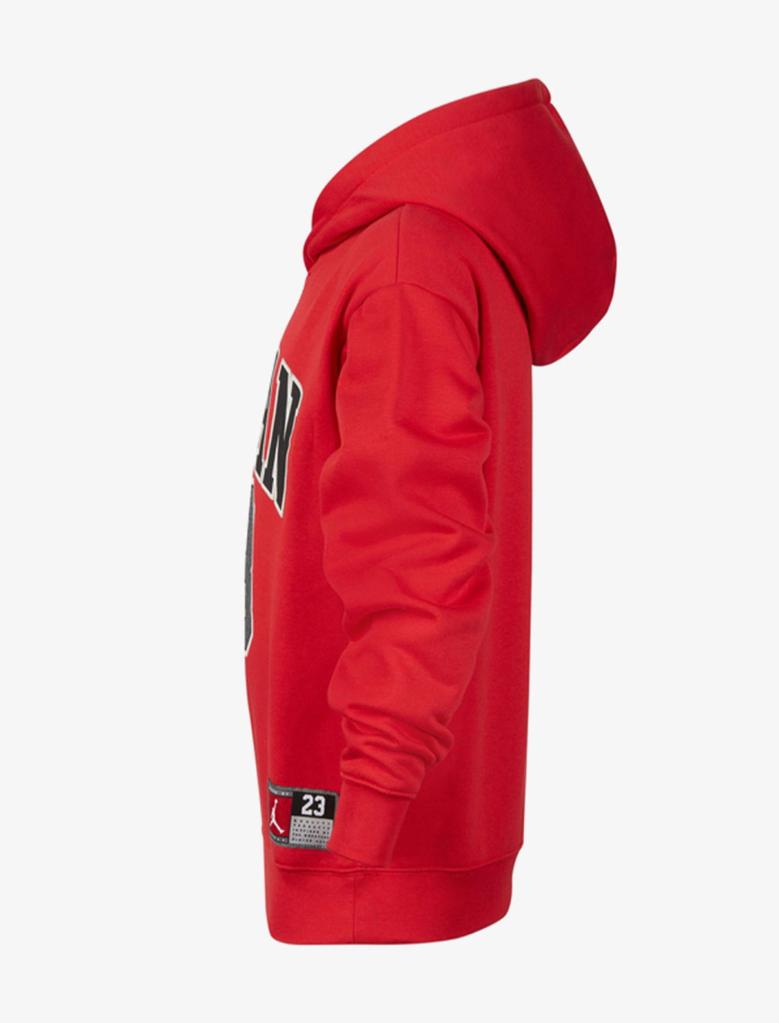 Jordan Jdn Jordan Fleece Pullover Hoodie Çocuk Kırmızı Kapüşonlu Sweatshirt Jordan Jdn Jordan Fleece Pullover Hoodie Çocuk Kırmızı Kapüşonlu Sweatshirt