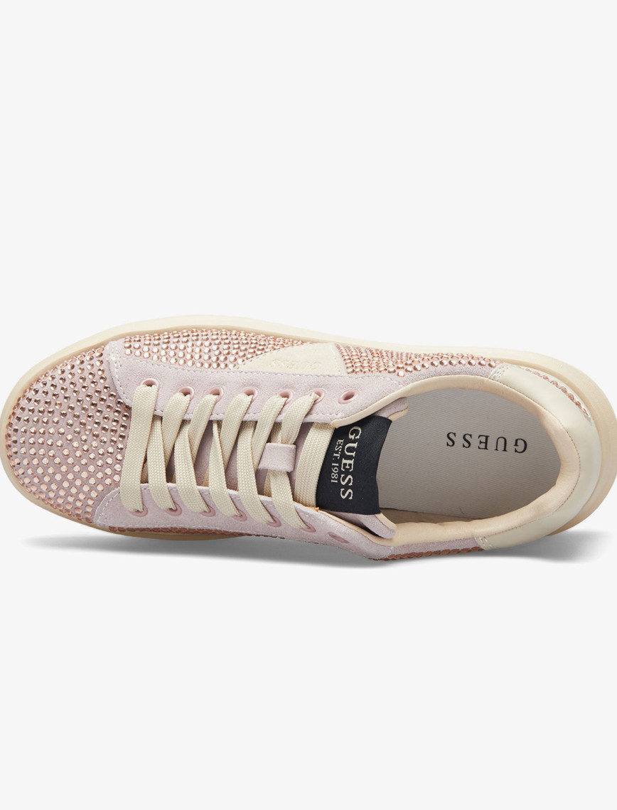 Guess Elbina Suede Kadın Pembe Sneaker Guess Elbina Suede Kadın Pembe Sneaker