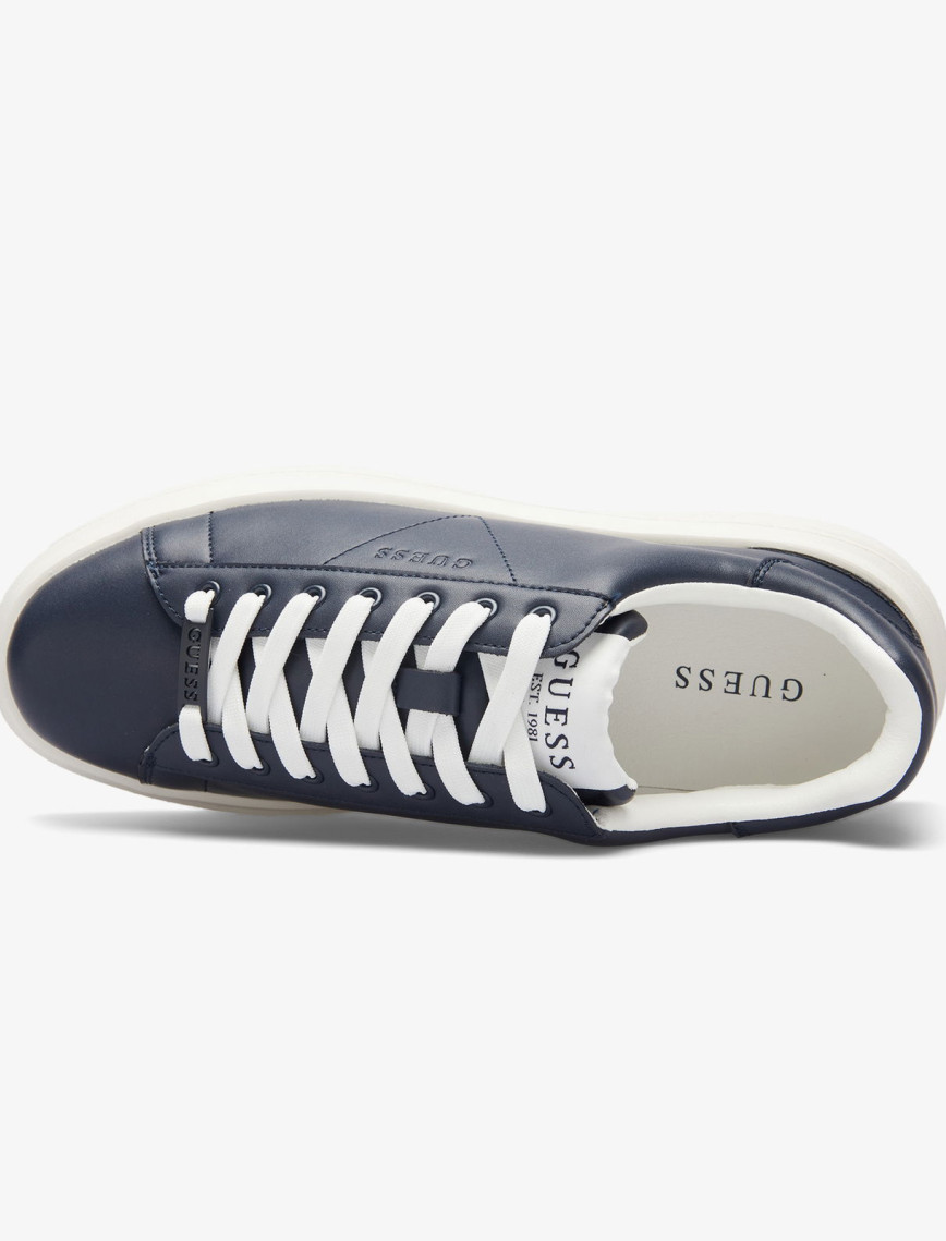 Guess Elba Leather Erkek Mavi Sneaker Guess Elba Leather Erkek Mavi Sneaker