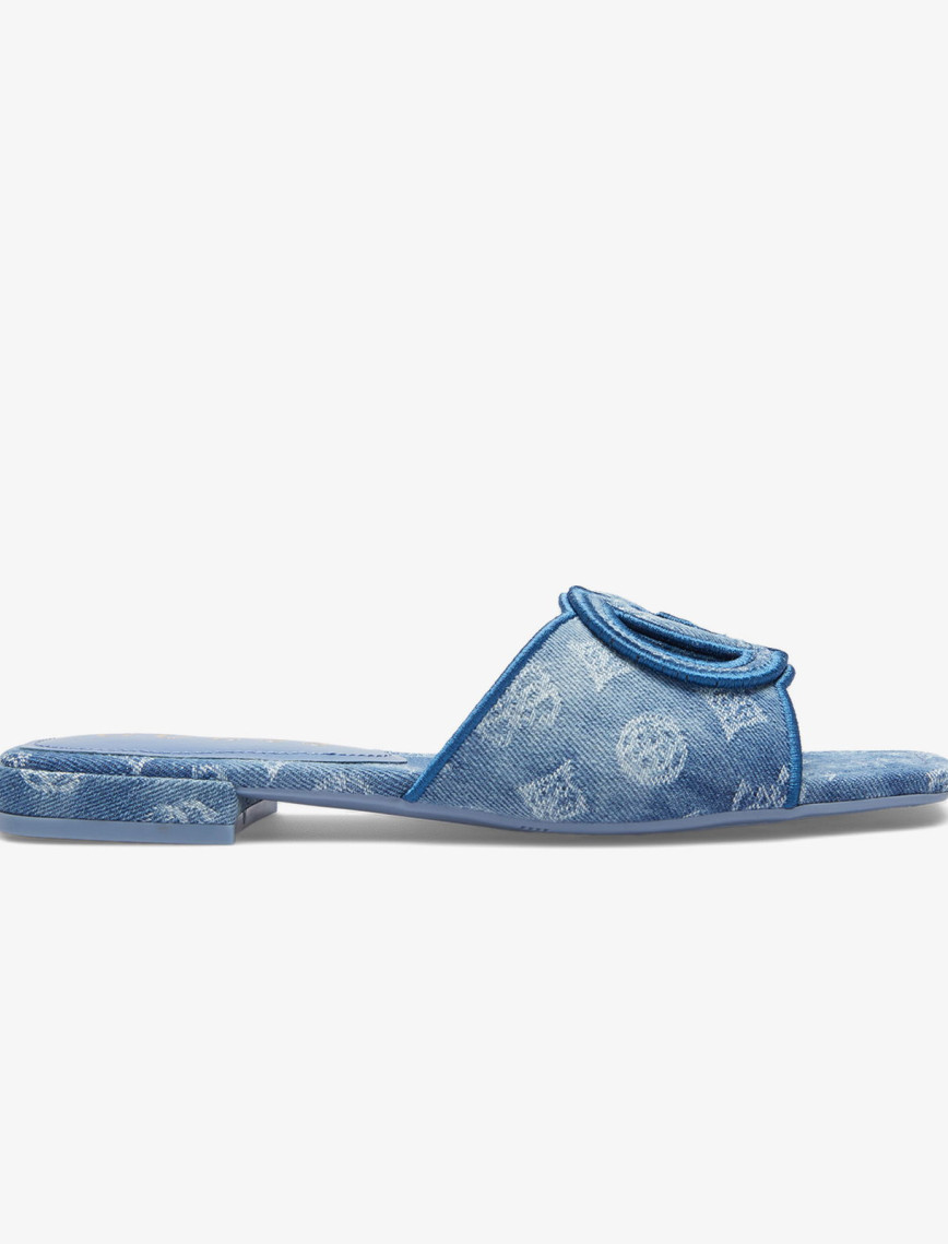 Guess Tarishaeide Denim Kadın Mavi Terlik Guess Tarishaeide Denim Kadın Mavi Terlik