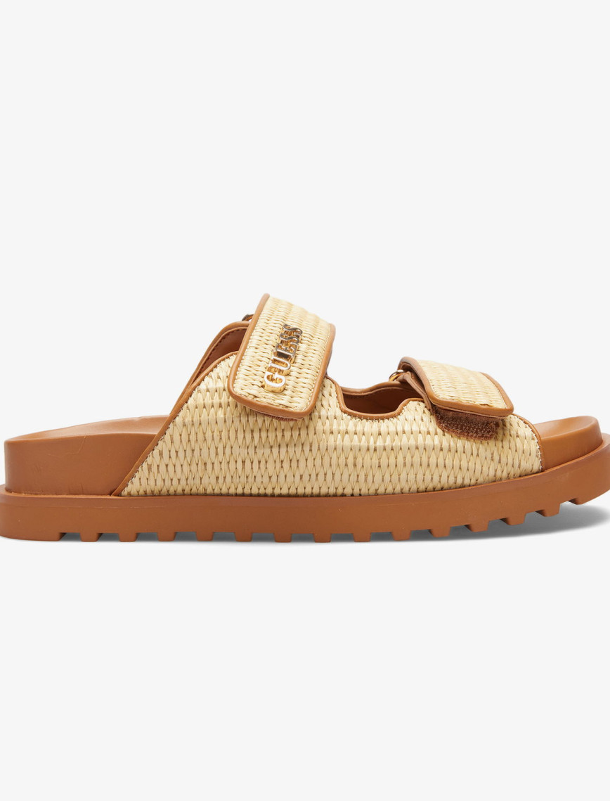 Guess Fadelizeide Printed Fabric Kadın Siyah Terlik Guess Fadelizeide Printed Fabric Kadın Siyah Terlik