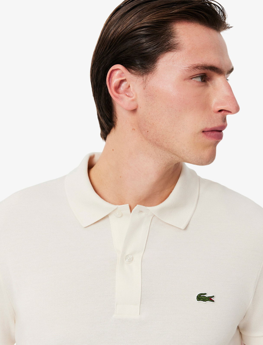 Lacoste L.12.12 Erkek Slim Fit Bej Polo Lacoste L.12.12 Erkek Slim Fit Bej Polo