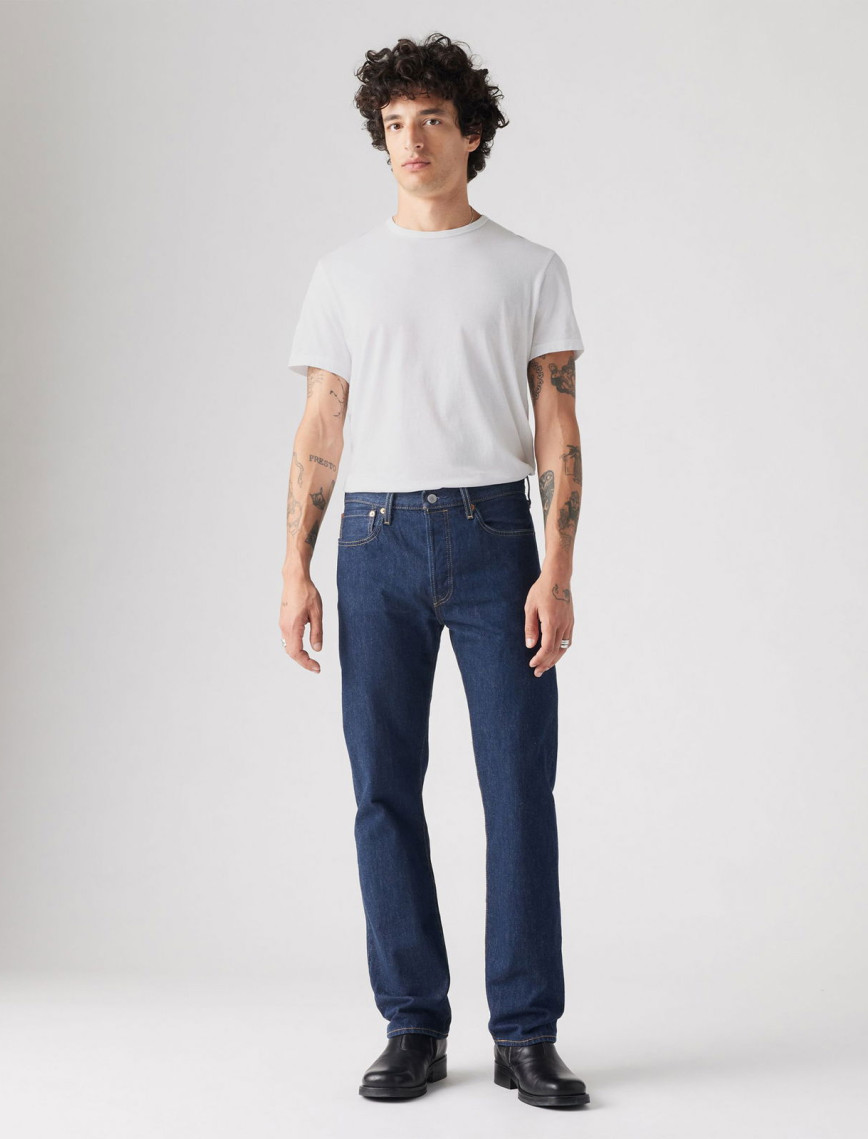 Levi's 501 Original Local Onewash Erkek Lacivert Jean