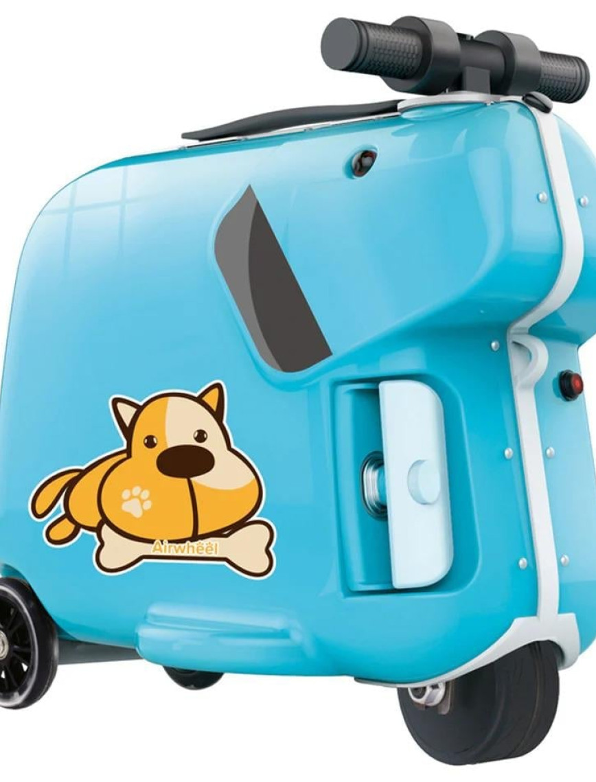 Airwheel SQ3 Çocuklar İçin Elektrikli Binilebilir Scooter Valiz - Mavi(Kabin Boy) Airwheel SQ3 Çocuklar İçin Elektrikli Binilebilir Scooter Valiz - Mavi(Kabin Boy)