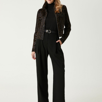 Beymen Club Kadın Siyah Krep Palazzo Pantolon