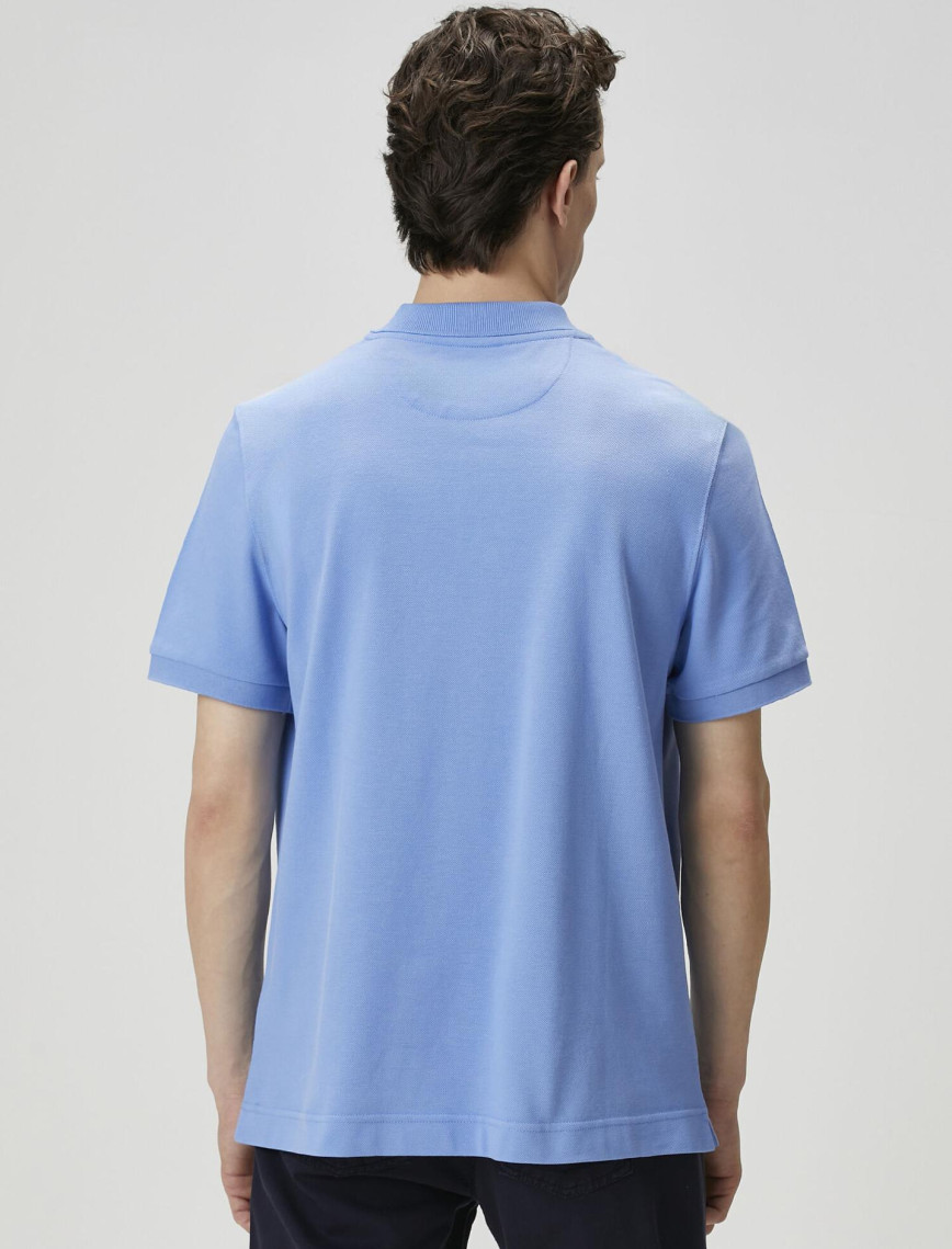 Beymen Club Erkek Mavi Polo Yaka T-shirt