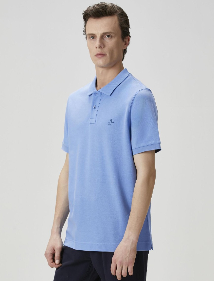 Beymen Club Erkek Mavi Polo Yaka T-shirt