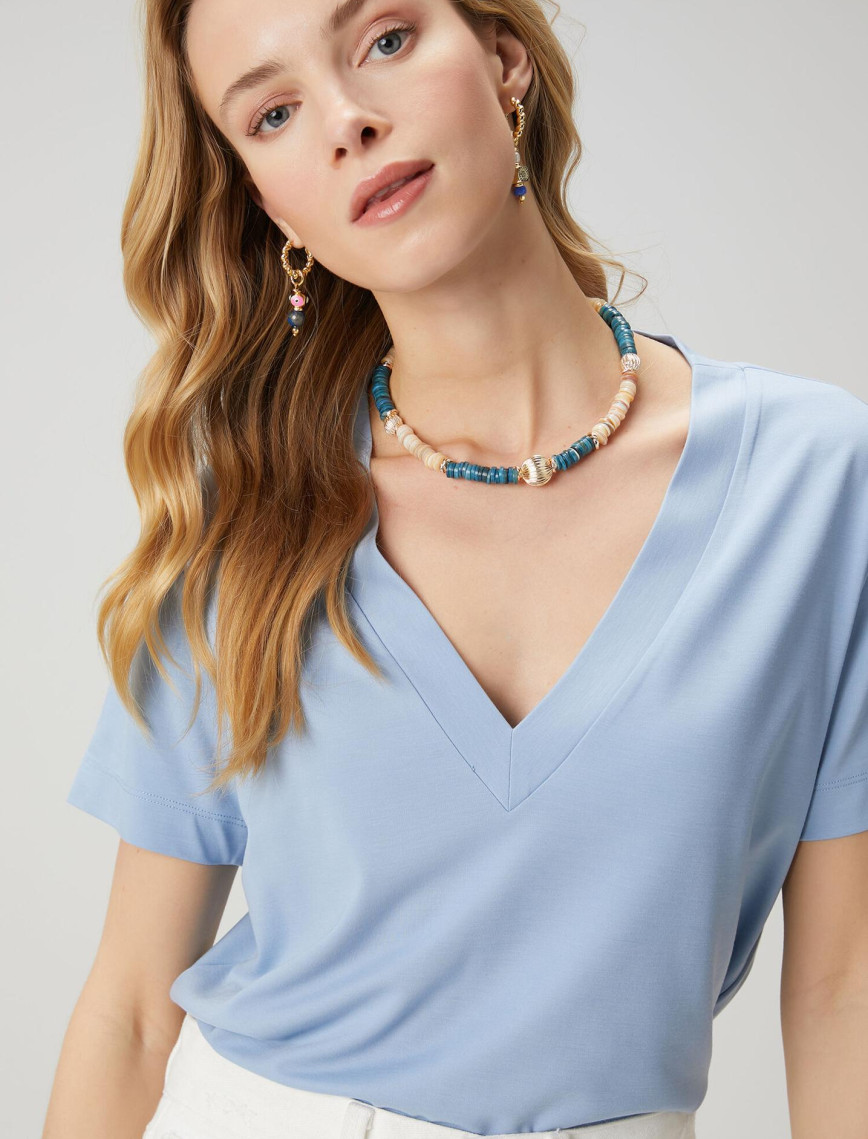 Beymen Club Kadin Siyah Basic T-shirt