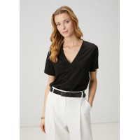 Beymen Club Kadin Siyah Basic T-shirt