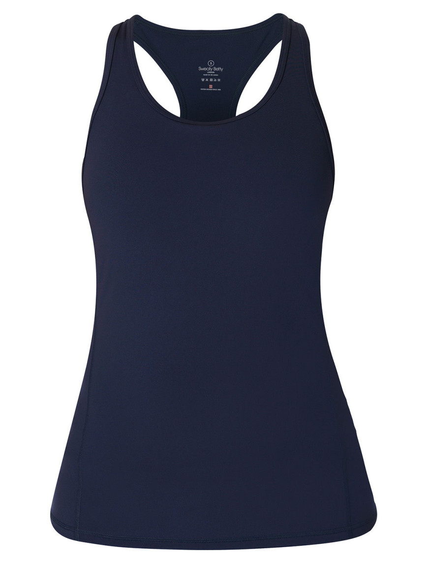 Sweaty Betty Power Medium Impact Gym Kadın Mavi Tank Top Sweaty Betty Power Medium Impact Gym Kadın Mavi Tank Top