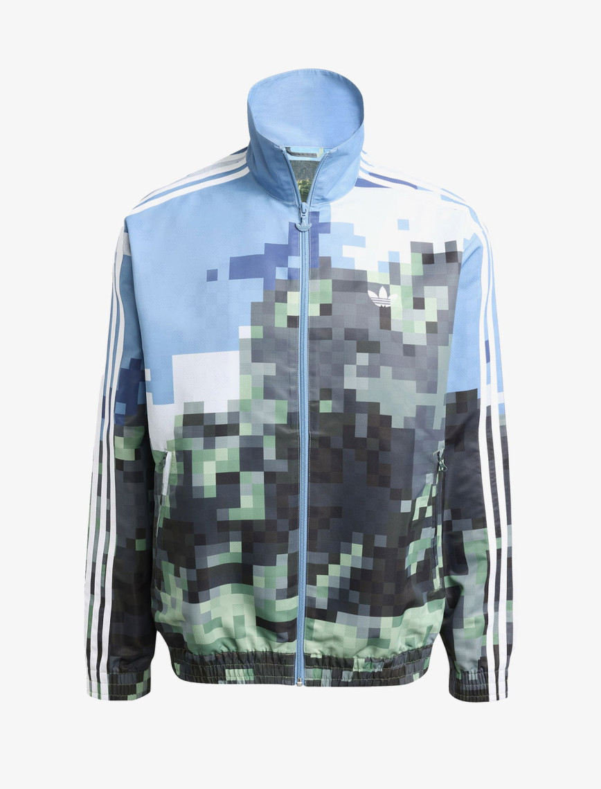adidas Originals x Minecraft Graphic Unisex Mavi Eşofman Üstü