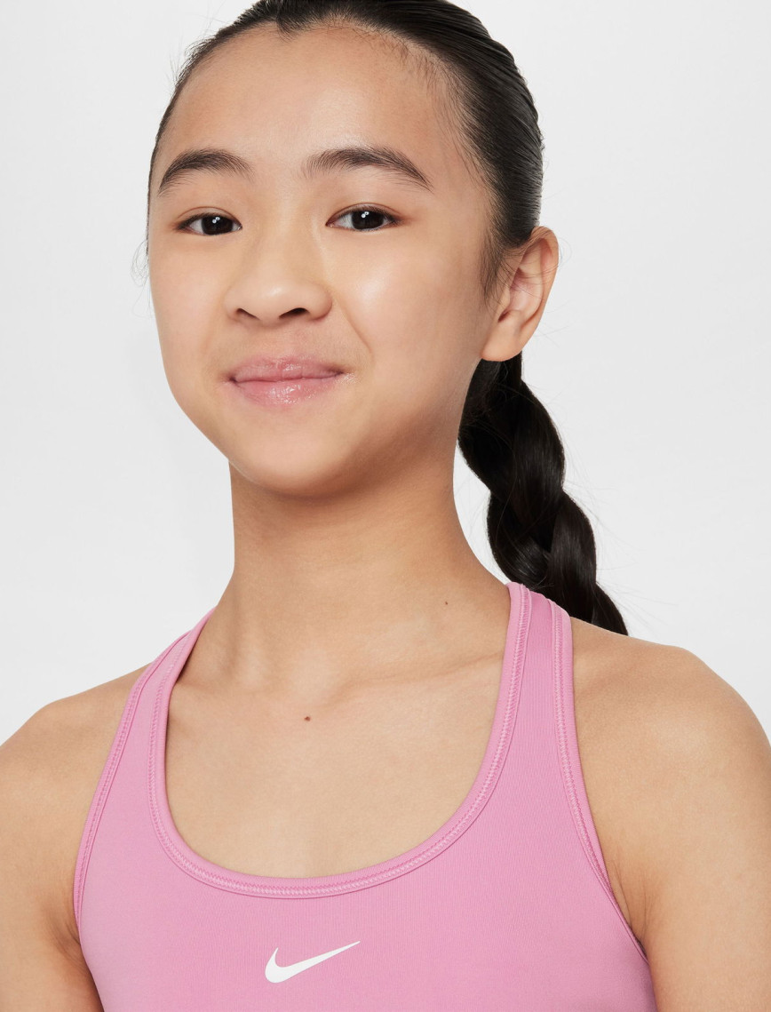 Nike Dri-Fit Swoosh Çocuk Pembe Bra Nike Dri-Fit Swoosh Çocuk Pembe Bra