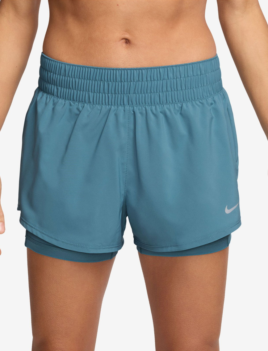 Nike One Dri-Fit 8 cm Kadın Mavi Şort Nike One Dri-Fit 8 cm Kadın Mavi Şort