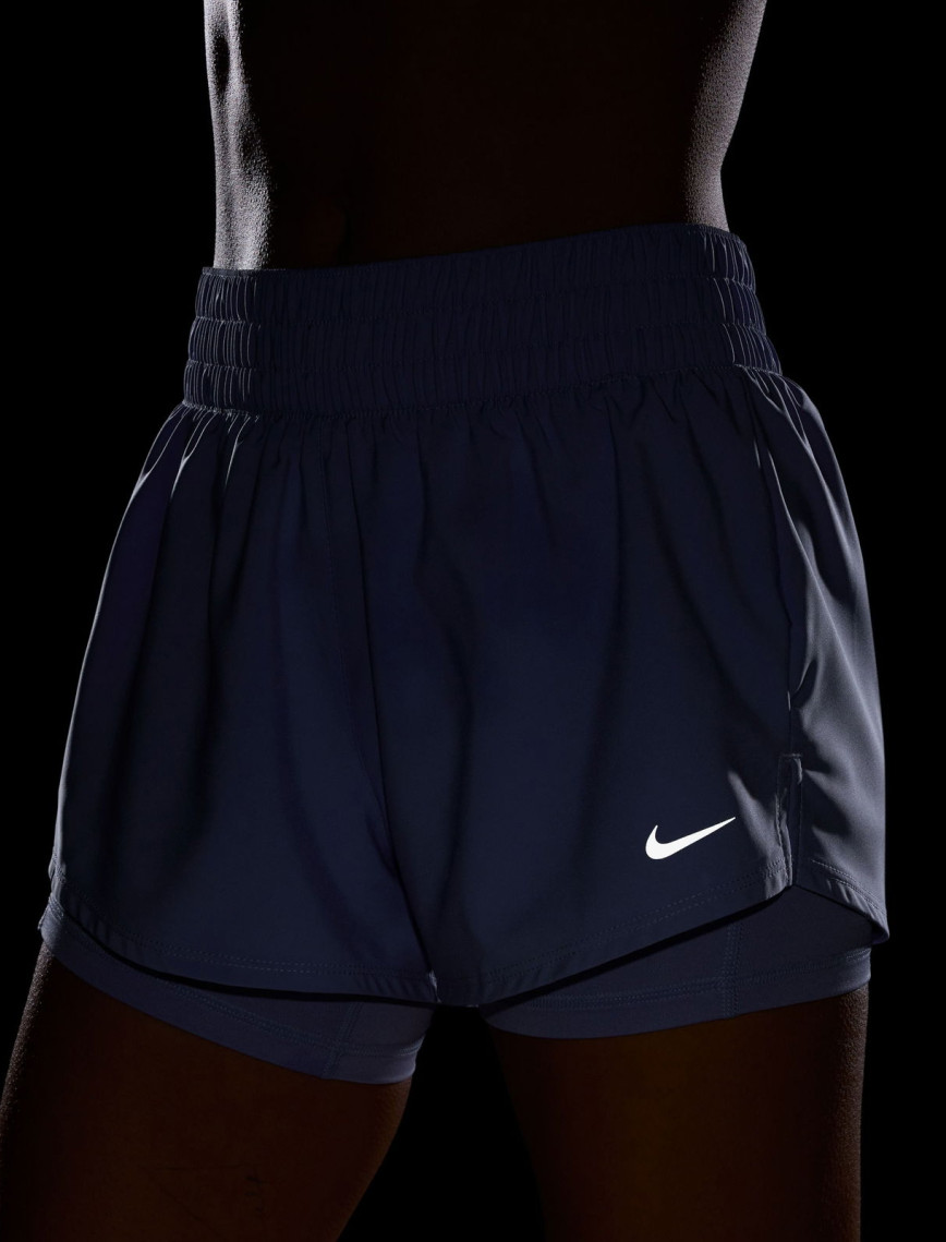 Nike One Dri-Fit 8 cm Kadın Mor Şort Nike One Dri-Fit 8 cm Kadın Mor Şort