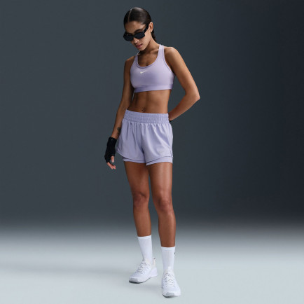 Nike One Dri-Fit 8 cm Kadın Mor Şort Nike One Dri-Fit 8 cm Kadın Mor Şort