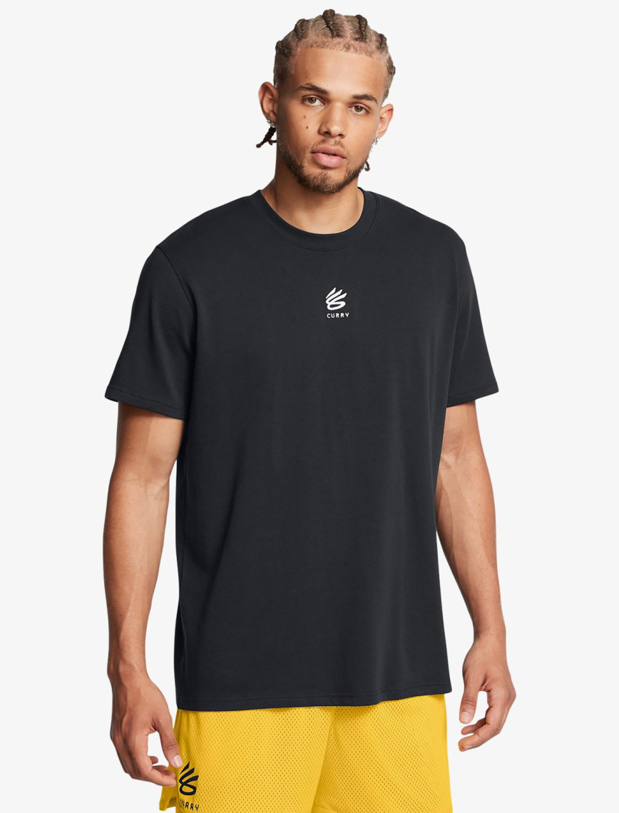 Under Armour Curry Heavyweight Logo Erkek Beyaz T-Shirt Under Armour Curry Heavyweight Logo Erkek Beyaz T-Shirt