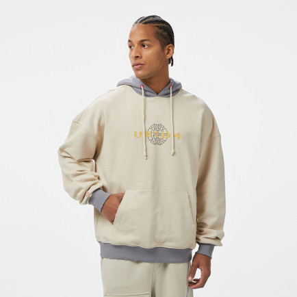 UNITED4 Zaki Erkek Krem Hoodie UNITED4 Zaki Erkek Krem Hoodie