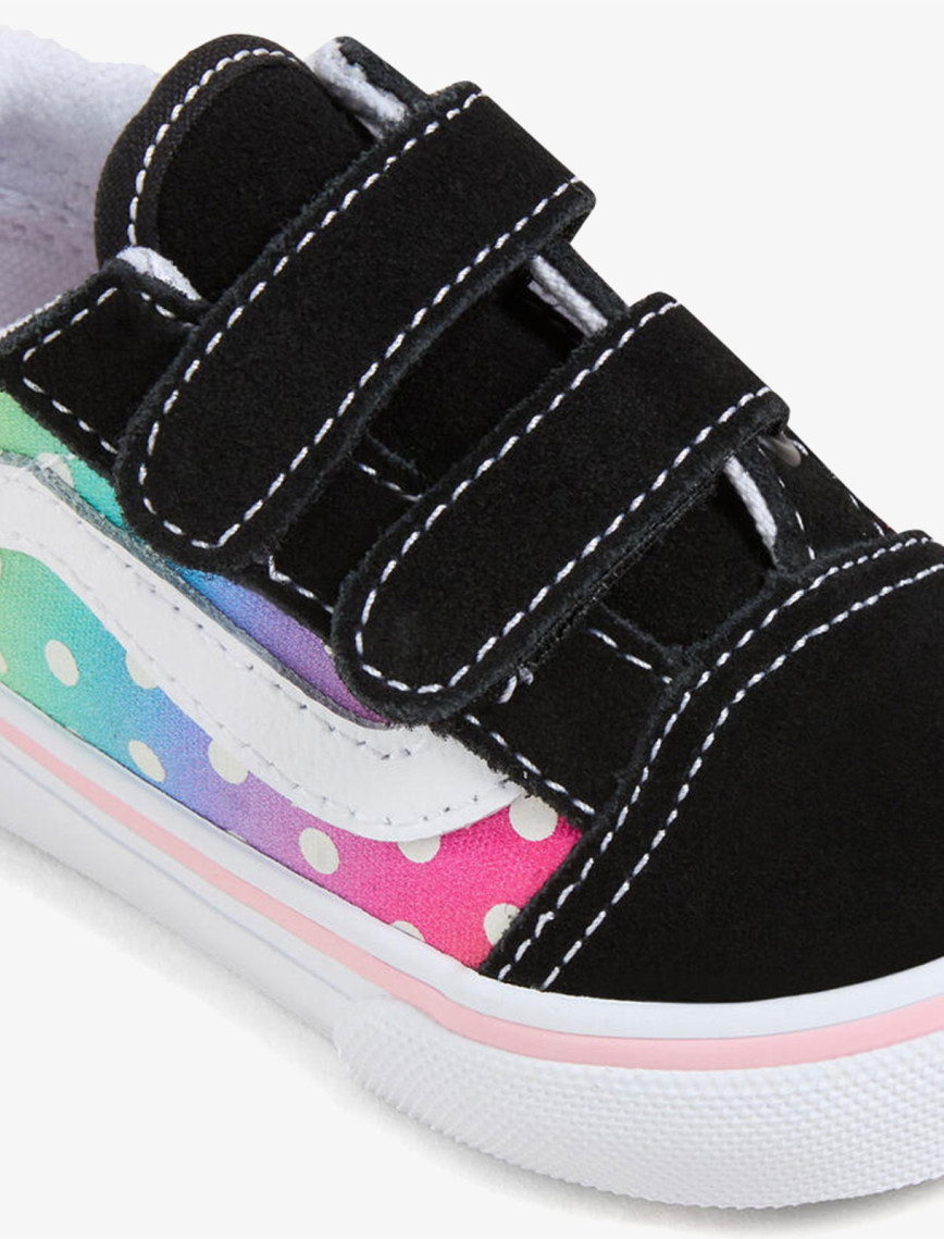 Vans Old Skool V Bebek Siyah Sneaker Vans Old Skool V Bebek Siyah Sneaker