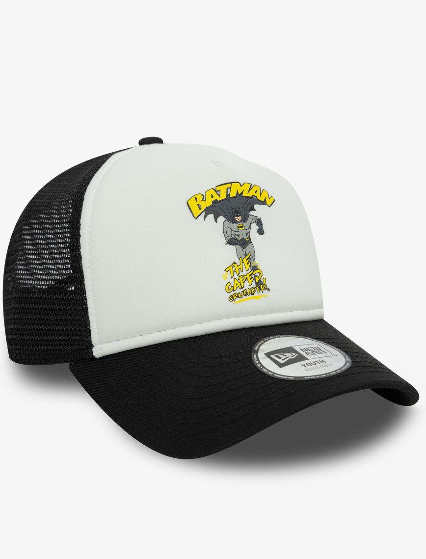 New Era DC Batman Caped Crusader Çocuk Beyaz Şapka New Era DC Batman Caped Crusader Çocuk Beyaz Şapka