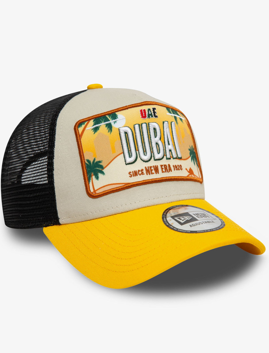 New Era License Plate Dubai Unisex Sarı Şapka New Era License Plate Dubai Unisex Sarı Şapka