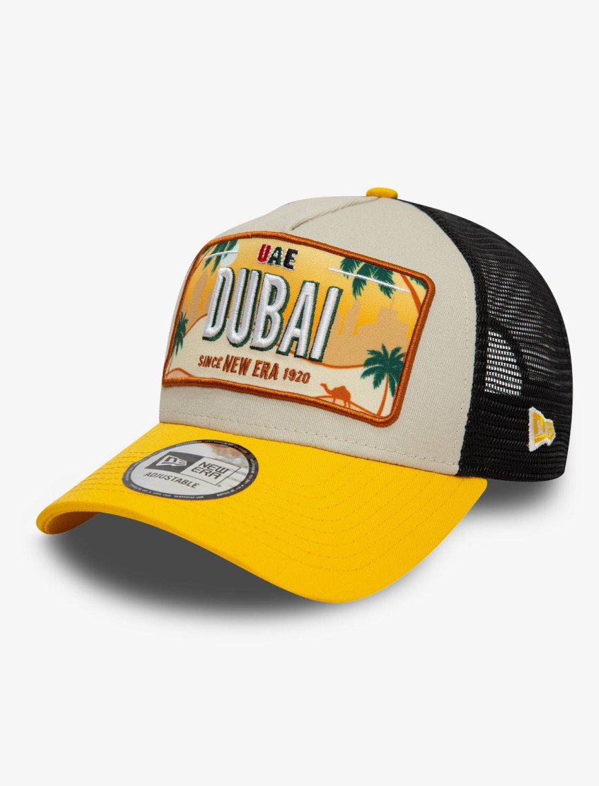 New Era License Plate Dubai Unisex Sarı Şapka New Era License Plate Dubai Unisex Sarı Şapka