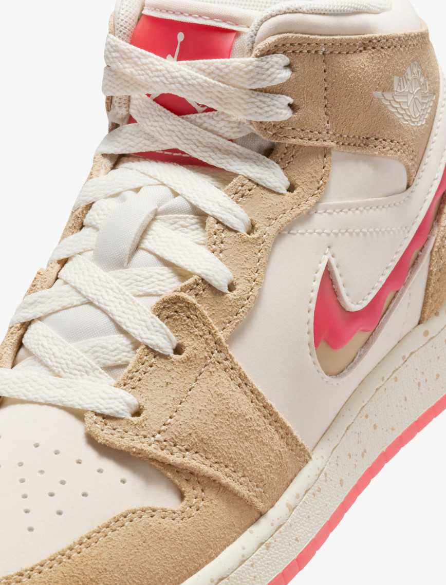 Jordan Air 1 Mid SE Genç Çocuk Kahverengi Spor Ayakkabı Jordan Air 1 Mid SE Genç Çocuk Kahverengi Spor Ayakkabı